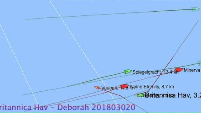 Collision Britannica Hav vs Fishing vessel Z 121 Deborah смотреть онлайн