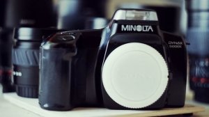 Minolta Dynax 5000i with Samyang  Sony Alpha A Mount