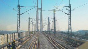 China's high-speed railway under construction ? Nansha Port to Jiangmen