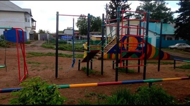Дезинфекция детских площадок 22.05.2020