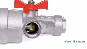 Шаровый кран VALTEC КФРД VT.299.NL.04 1/2" FF с фильтром и редуктором