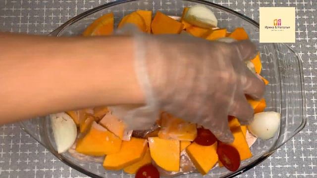Тыква С Курицей В Сливочном Соусе | Готовим Дома Быстро И Просто