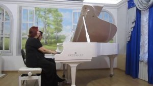 Фортепианный дуэт преподавателей - И.С. Бах "Шутка"