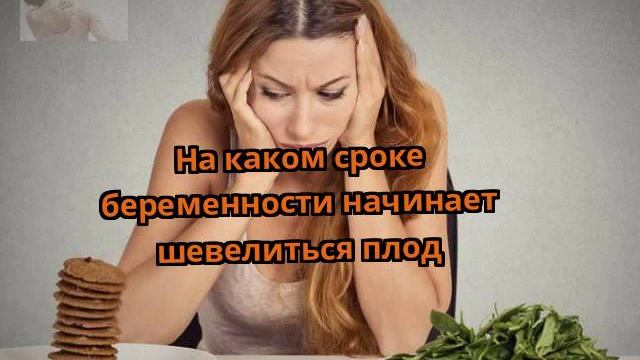 На каком сроке беременности начинает шевелиться плод