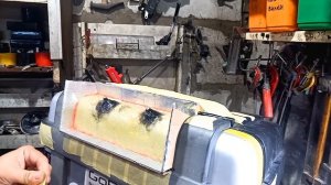 Этим способом можно сделать спинку для любого кофра!