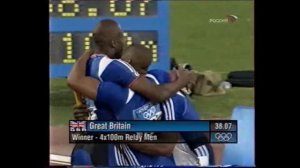олимпийские игры 2004 мужчины эстафета 4 по 100 финал