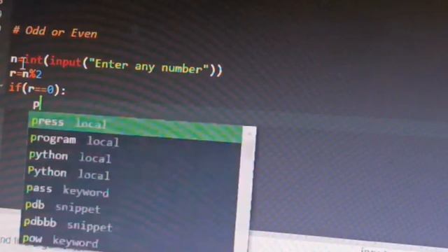 Learn Coding / Odd or Even Program in Python смотреть онлайн