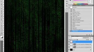 Создание текста в стиле "Матрица" в программе Фотошоп CS5