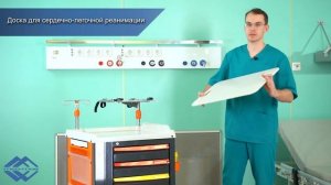 Медицинская реанимационная тележка Med-Mos PET-02 ТМ-006