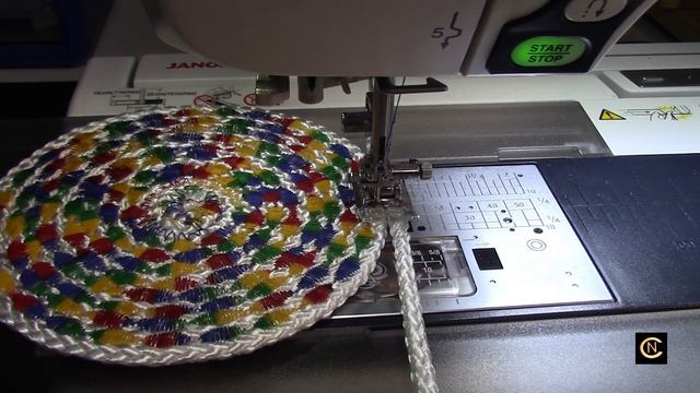 Mosaic Rope Bowl Decorative Stitch TUTORIAL - Christopher Nejman