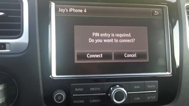 2011 VW Touareg Bluetooth pairing iPhone смотреть онлайн