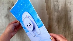 Поделки «Северные животные», морж и белый медведь, из бумаги для детей шаблоны аппликации в сад