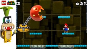 LEGO Super Mario The Mighty Bowser and all the original LEGO Koopalings -Comparison