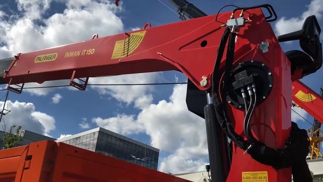 Тросовый манипулятор Палфингер ИНМАН ИТ150: изменение конструкции и ТТХ с 2018 года  INMAN IT150