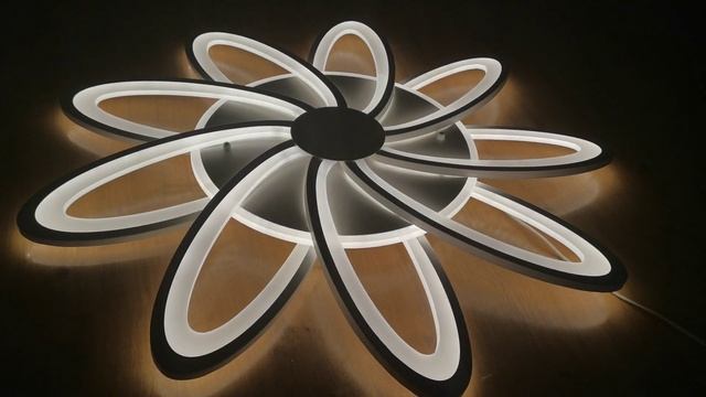 Светодиодная люстра Profit Light 10014/9 WHT (BL+YL) смотреть онлайн