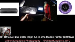 HP OfficeJet 250 Color Inkjet All-In-One Mobile Printer (CZ992A)