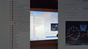 Хундай Солярис 2013г. Коррекция пробега автопрогом по OBD