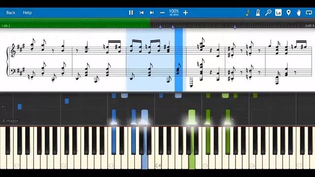 Hungarian Dance No. 5 - Johannes Brahms - Piano Tutorial смотреть онлайн