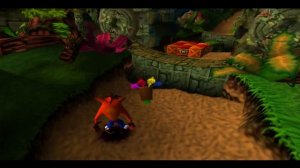 Прохождение Crash Bandicoot 1 - Босс Там-Там и Катящиеся камни (6) (PS1)