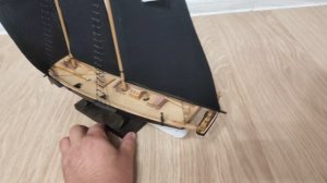 Модель корабля ручной работы "Черный принц"
