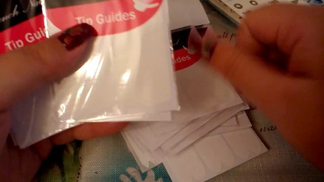 Посылки из Китая  89 Aliexpress - Наклейки для французского маникюра