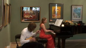 Белой акации гроздья душистые. Романс на  балалайке и фортепиано. White acacia bunches of fragrant