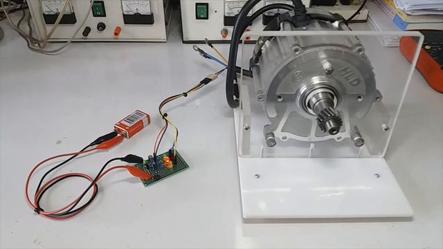Hall effect sensor tester for BLDC Motor смотреть онлайн