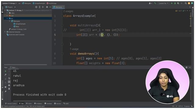 Arrays | Types, Declaration, Creation, Operations | Lecture 14 | Java and DSA Foundation Course