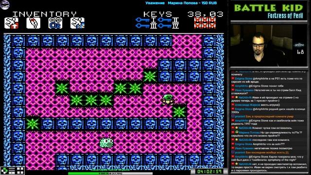 Battle Kid: Fortress of Peril прохождение [Normal] (U) | Игра на (Dendy, Nes, 8 bit) 2010 Стрим RUS смотреть онлайн