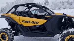 Багги brp maverick x3 желтый
