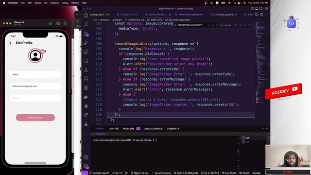 ? Let's build Profile Screen, Stripe Connect  | React Native 2022 | Gift App | Ep 20