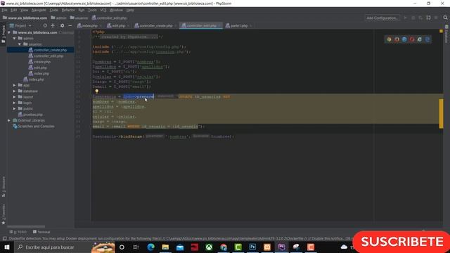36 - Controller EDITAR USUARIOS desde la BASE DE DATOS con (? PHP y MYSQL ?) смотреть онлайн