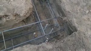 (94) Строительство дома. 1 этап. 3-я неделя. РОСТВЕРК свайного фундамента.