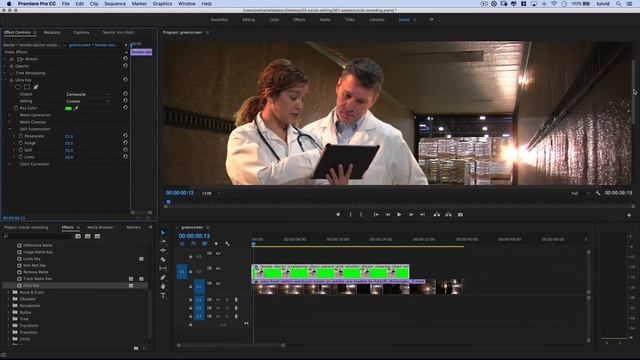 HOW TO Green Screen (Chromakey) Premiere Pro CC смотреть онлайн