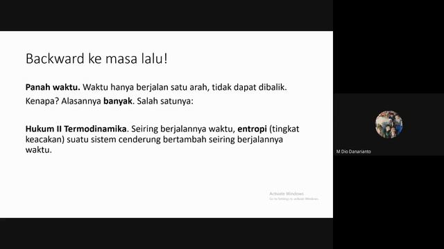Webinar FPA 2020 : "Ilmu Fisika dibalik Perjalanan Waktu" смотреть онлайн