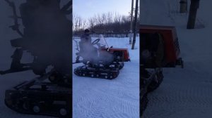 Беларус 132н на гусеницах от бурана мд