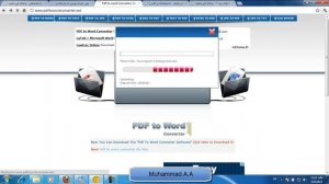 how to Pdf to word Converter By Muhammad.A.A