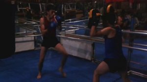 Muay Thai training Furkan Kacur