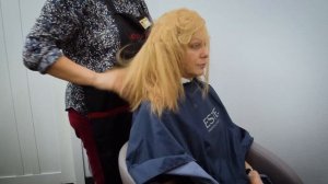 Снятие слепка / Первая стрижка и фиксация системы волос / Укладка