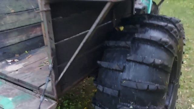 Трёхколёсный каракат на лифановском двигателе! Заплыв по реке! Как устроен каракат! смотреть онлайн