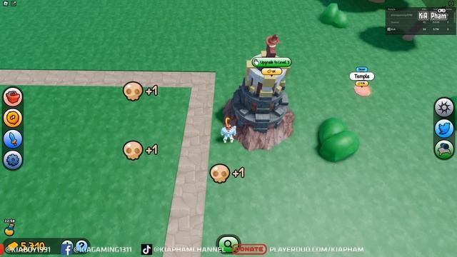 Roblox | KIA THU THUẾ DÂN LÀNG XÂY HỆ THỐNG PHÒNG THỦ HẠ GỤC BỌN ORC - Village Defense Tycoon *Code смотреть онлайн
