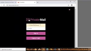 Generate a New Private Key Pair in PrivateMail