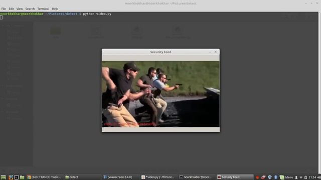 Weapon detection  python