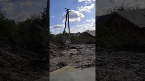 Как Убрать Электрический Столб своими руками.