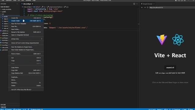 How to use global SASS/SCSS variables in React JS - React JS Tutorials