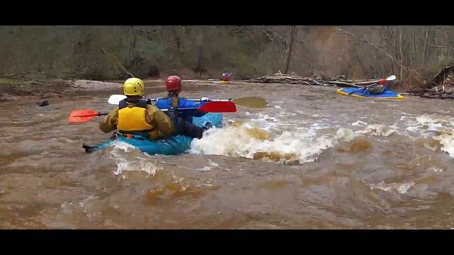 Сплав по реке Щебереха, на каяках. смотреть онлайн