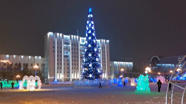 Хабаровск новогодний 2022