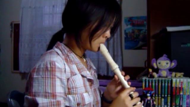 [Serenade of Water - Zelda Ocarina of Time] Recorder Flute смотреть онлайн