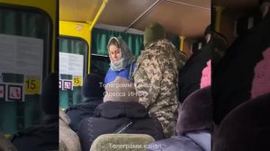 В Одессе снова заметили людей в камуфляже в общественном транспорте