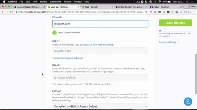 Adding Siteleaf to a GitHub Pages site смотреть онлайн